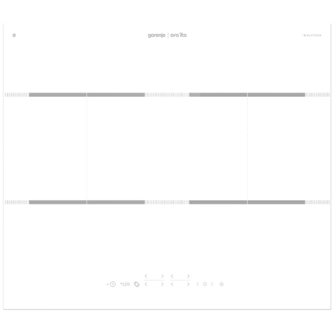 Gorenje 歌爾 IT646ORAW 60厘米 嵌入式四頭電磁爐 (白色)